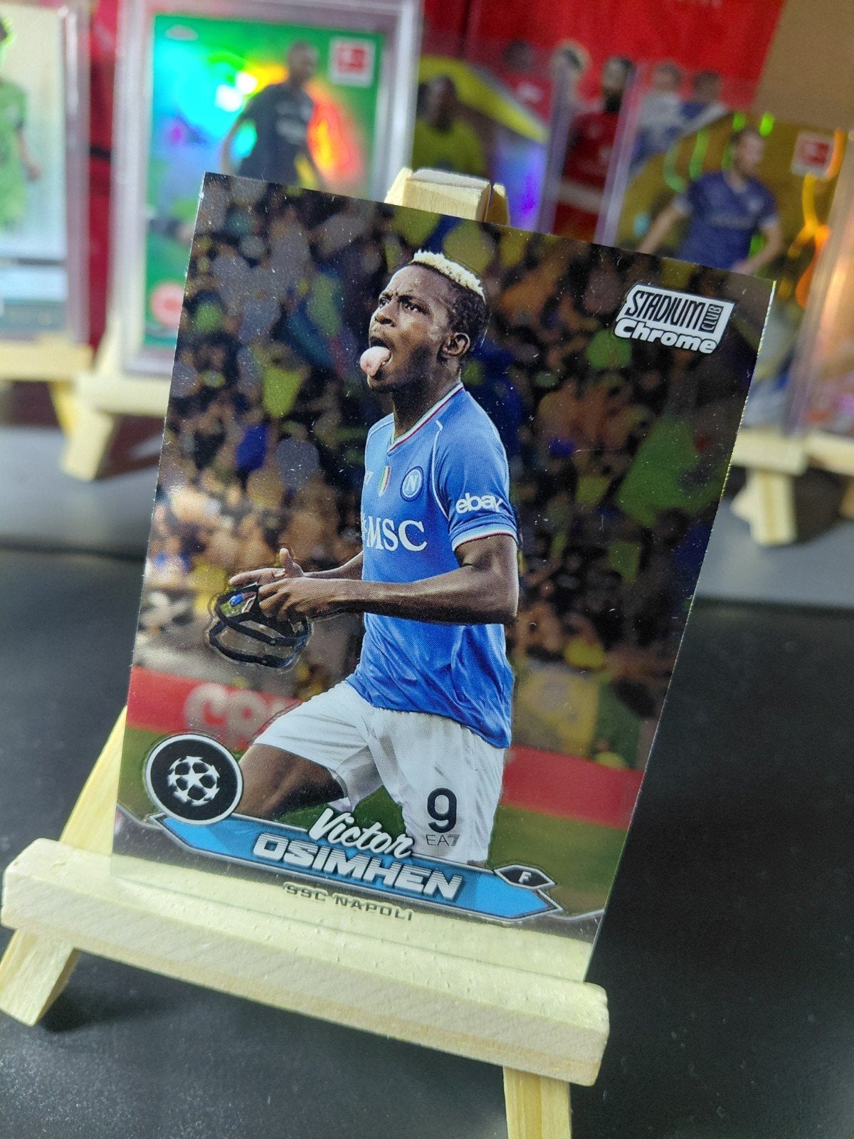 victor oshimen (napoli/galatasaray) topps chrome, Verzamelen, Ophalen of Verzenden, Nieuw, Buitenlandse clubs, Spelerskaart
