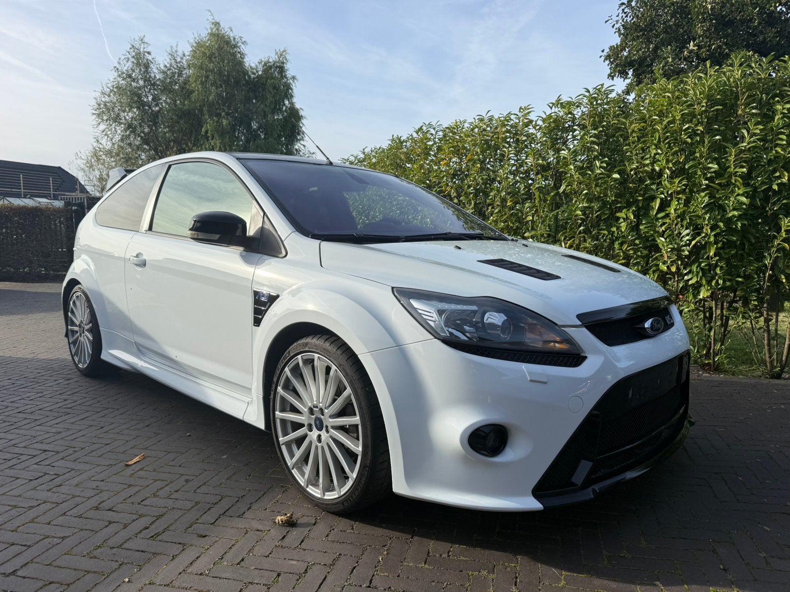 Ford Focus RS 2.5 MK2, Auto's, Zwart, Xenon verlichting, Alcantara, Wit
