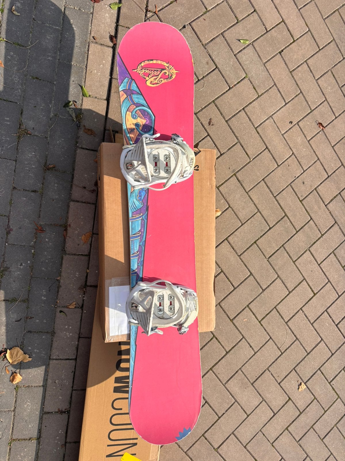 Palmer snowboard met K2 bindingen 142cm, Ophalen, Gebruikt, Board