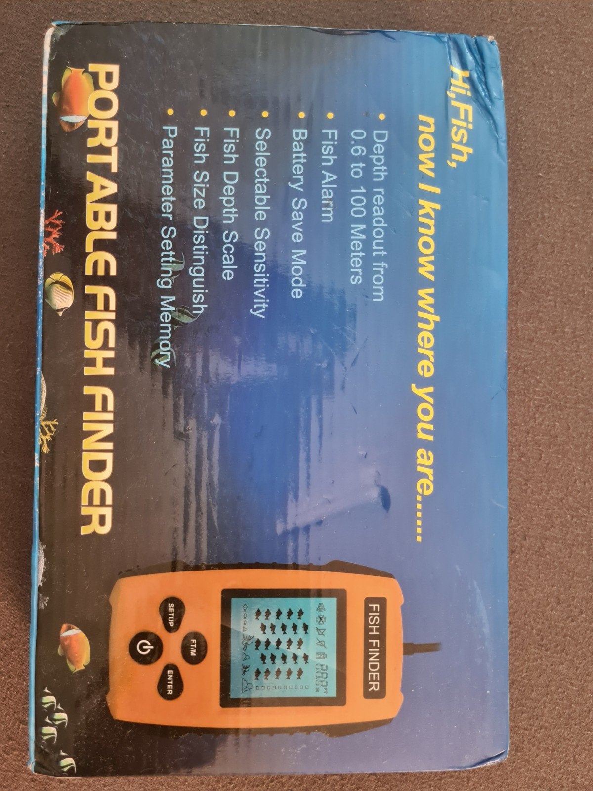 Draagbare dieptemeter/fishfinder - Nieuw in doos, Ophalen, Nieuw, Overige typen