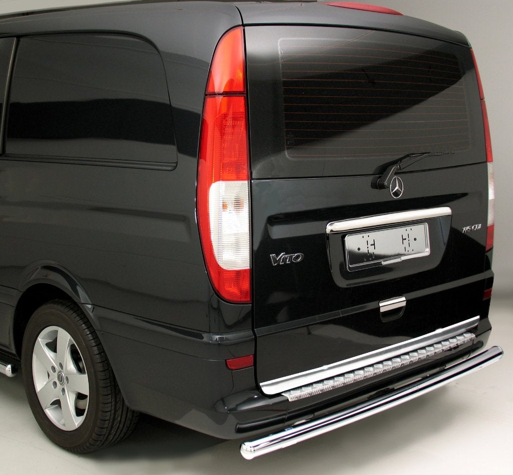 Bumperplaat aluminium Mercedes Vito 2003-2014, Ophalen of Verzenden, Nieuw