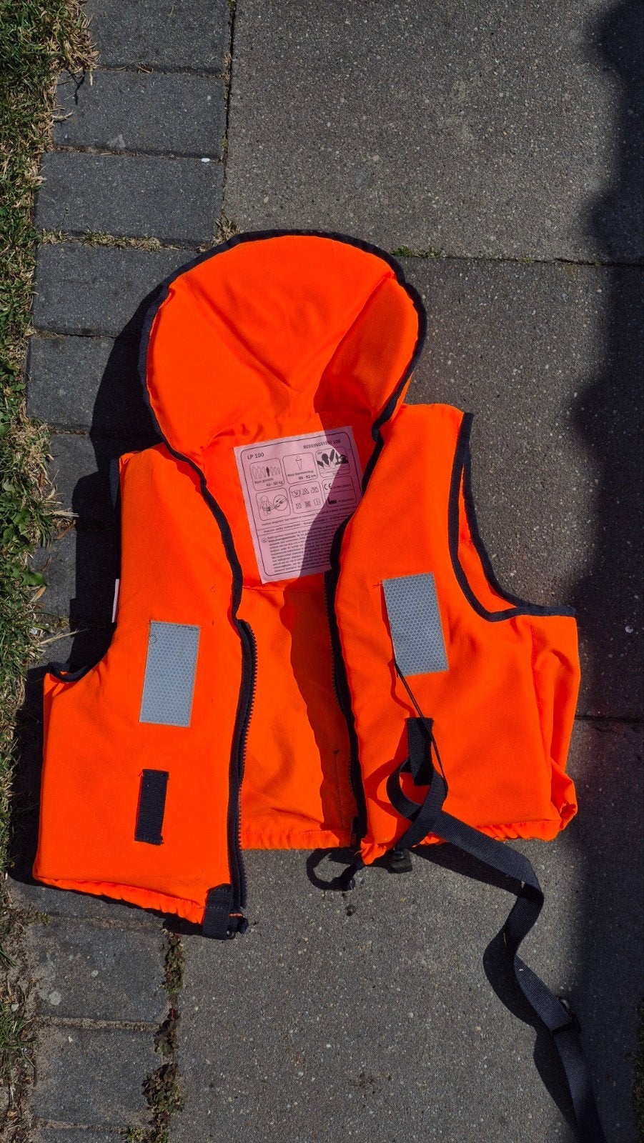 Oranje reddingsvest / zwemvest voor kinderen, Ophalen, Gebruikt
