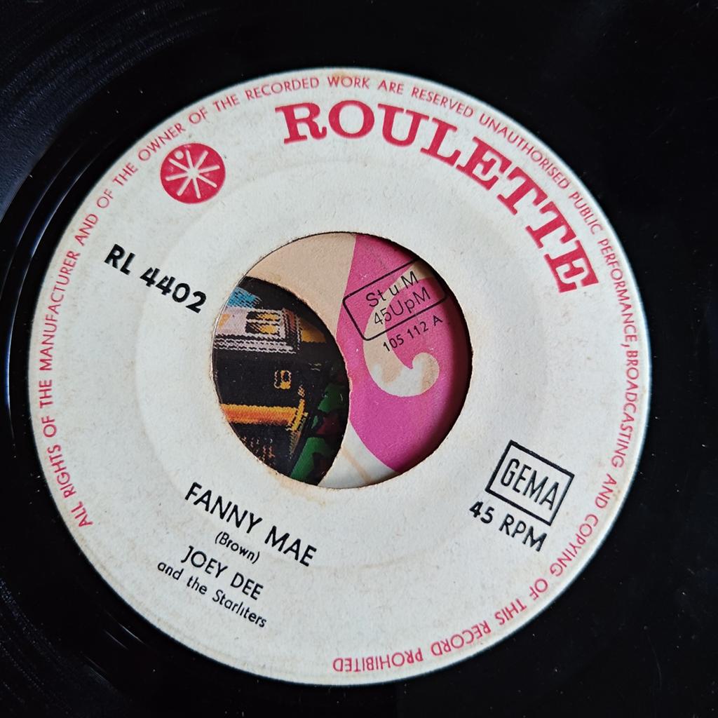 Joey Dee & The Starliters - Fanny Mae / Ya Ya (Single), Cd's en Dvd's, Vinyl Singles, Ophalen of Verzenden, Gebruikt, Pop