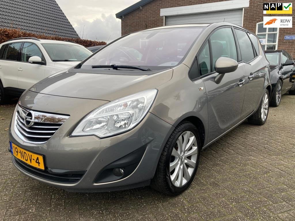 Opel Meriva 1.4 Turbo Cosmo bj 2010, Clima, Cruise, PDC, Hal, Auto's, Voorwielaandrijving, Euro 5, Gebruikt, 680 kg