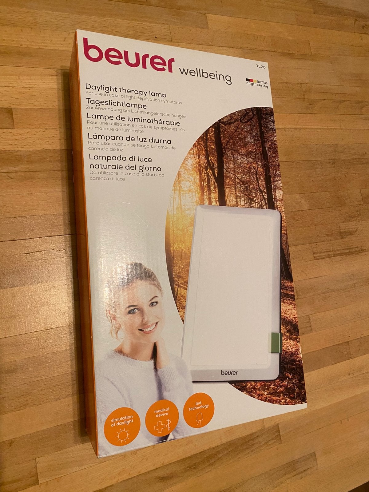 Breurer daglicht therapie lamp, Ophalen of Verzenden, Gebruikt