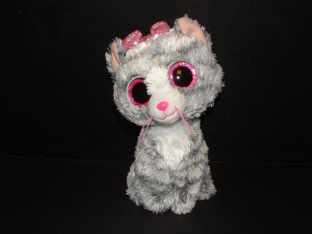 TY BEANIE BOOS POES KAT KITTEN KIKI MET GROOT HOOFD, Ophalen of Verzenden, Nieuw, Overige typen