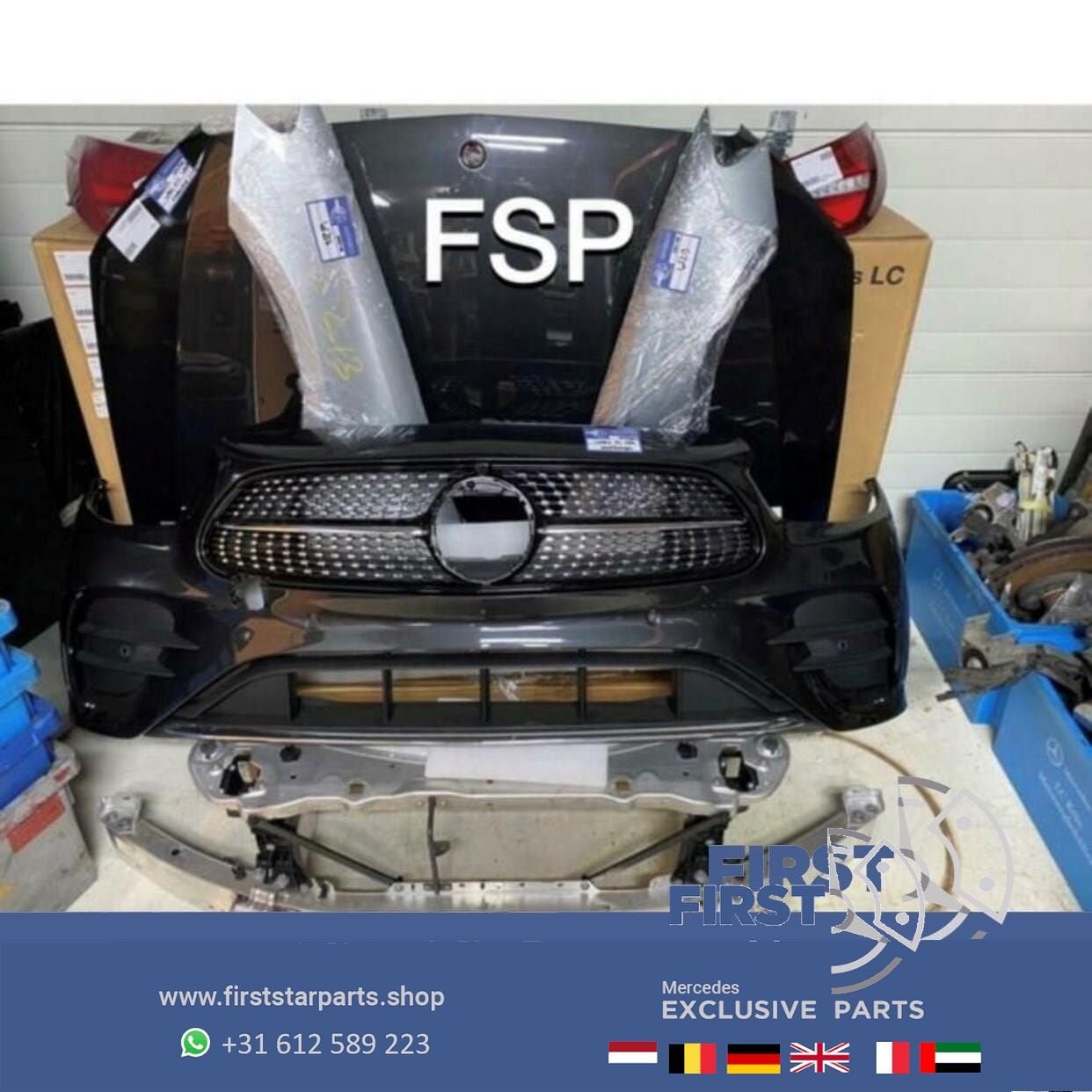 W213 S213 W238 FACELIFT 43 AMG VOORKOP Mercedes E Klasse 202, Gebruikt, -, Voor, Ophalen of Verzenden