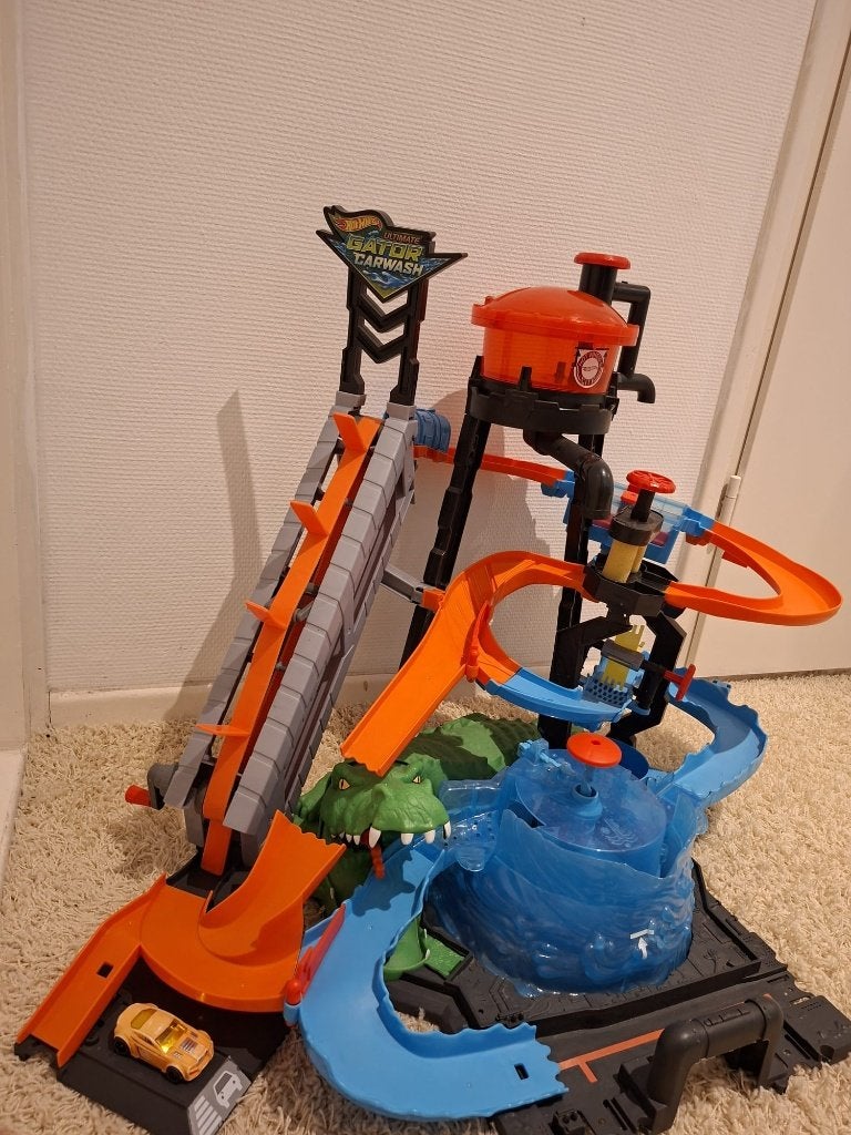 HotWheels Gator Carwash, Ophalen, Hot Wheels, Handmatig, Racebaan