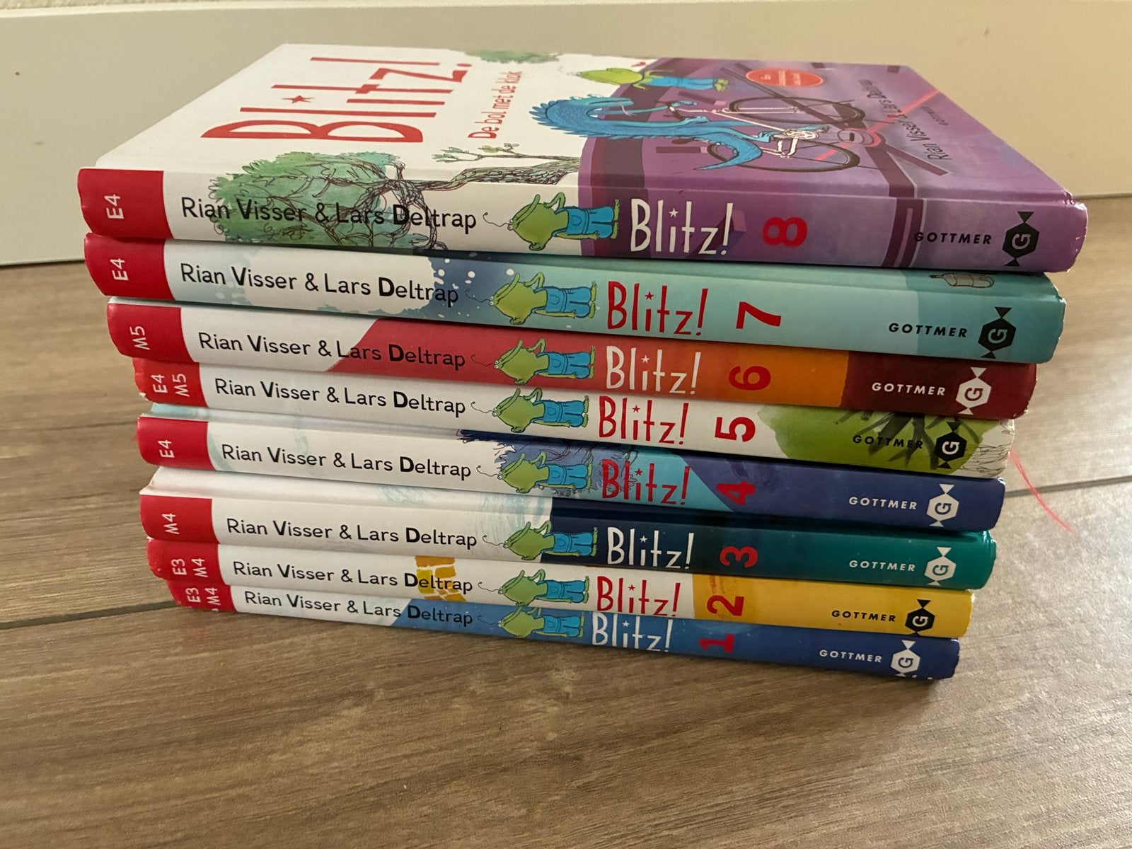 Blitz! Boekenreeks - Rian Visser & Lars Deltrap (8 boeken), Boeken, Ophalen of Verzenden, Zo goed als nieuw, Fictie algemeen