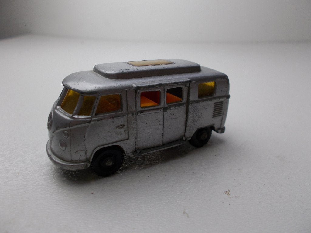 1967 Lesney Matchbox No 34. VOLKSWAGEN CAMPER +DEURTJES! (C), Hobby en Vrije tijd, Modelauto's | 1:87, Ophalen of Verzenden, Zo goed als nieuw