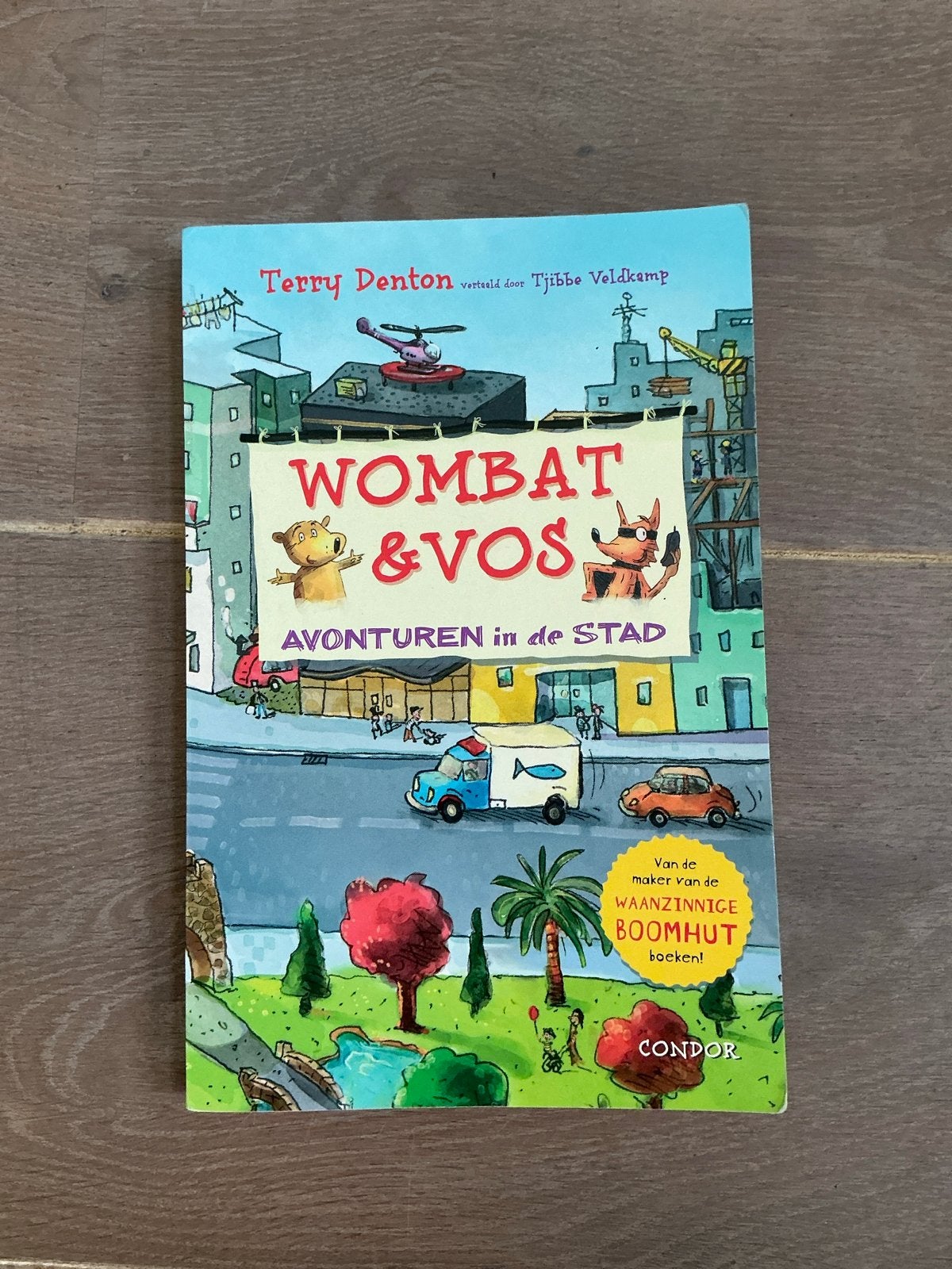 Wombat & Vos: Avonturen in de Stad - Terry Denton, Ophalen of Verzenden, Zo goed als nieuw, Fictie algemeen