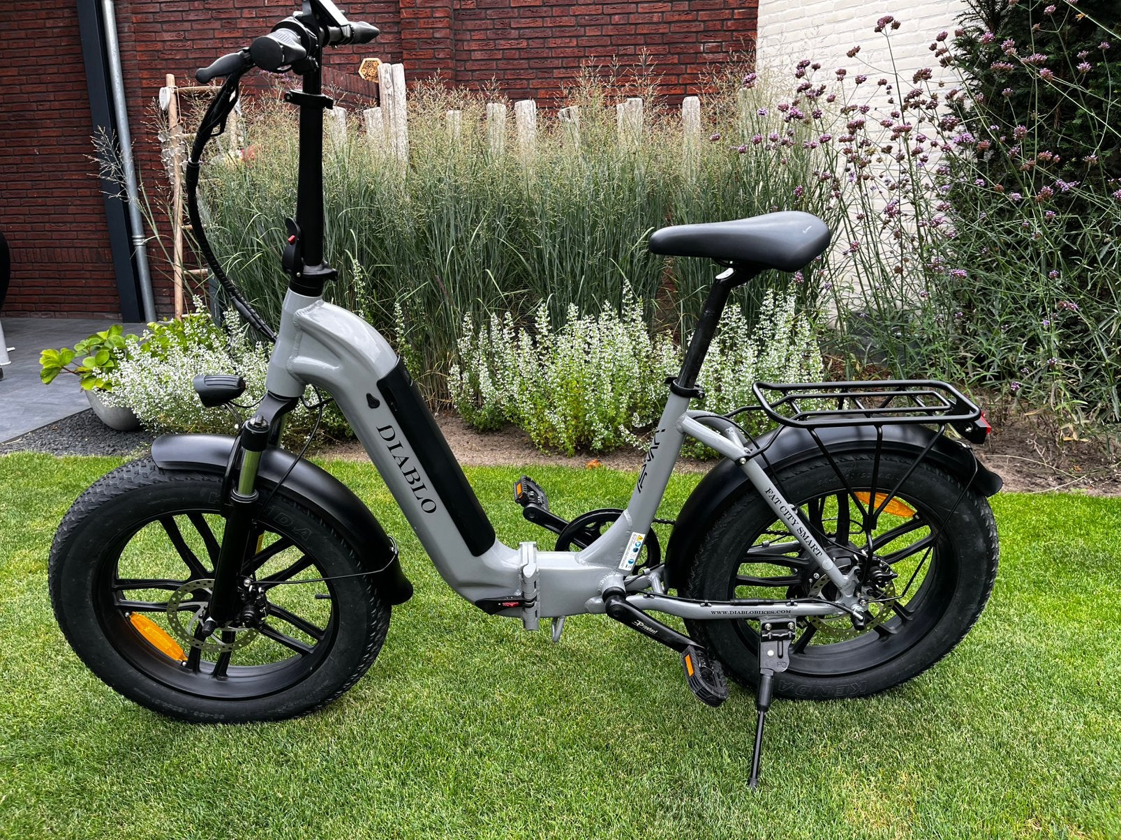 Diablo FAT bike # vouwfiets # FAT CITY SMART, Fietsen en Brommers, Elektrische fietsen, Zo goed als nieuw, 51 tot 55 cm, 50 km per accu of meer