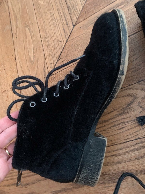Graceland zwarte“koeienbont”enkelboots ZGAN maat 39, Zwart, Lage of Enkellaarzen, Ophalen of Verzenden, Zo goed als nieuw