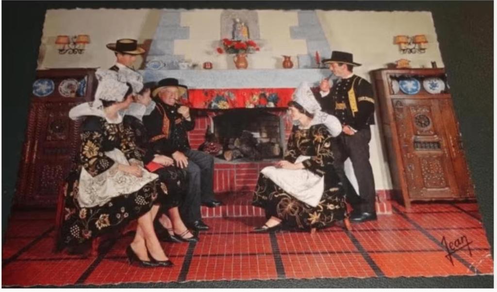 Frankrijk - Bretagne - Klederdracht - Elliant, Verzamelen, Verzenden, 1960 tot 1980, Gelopen, Frankrijk
