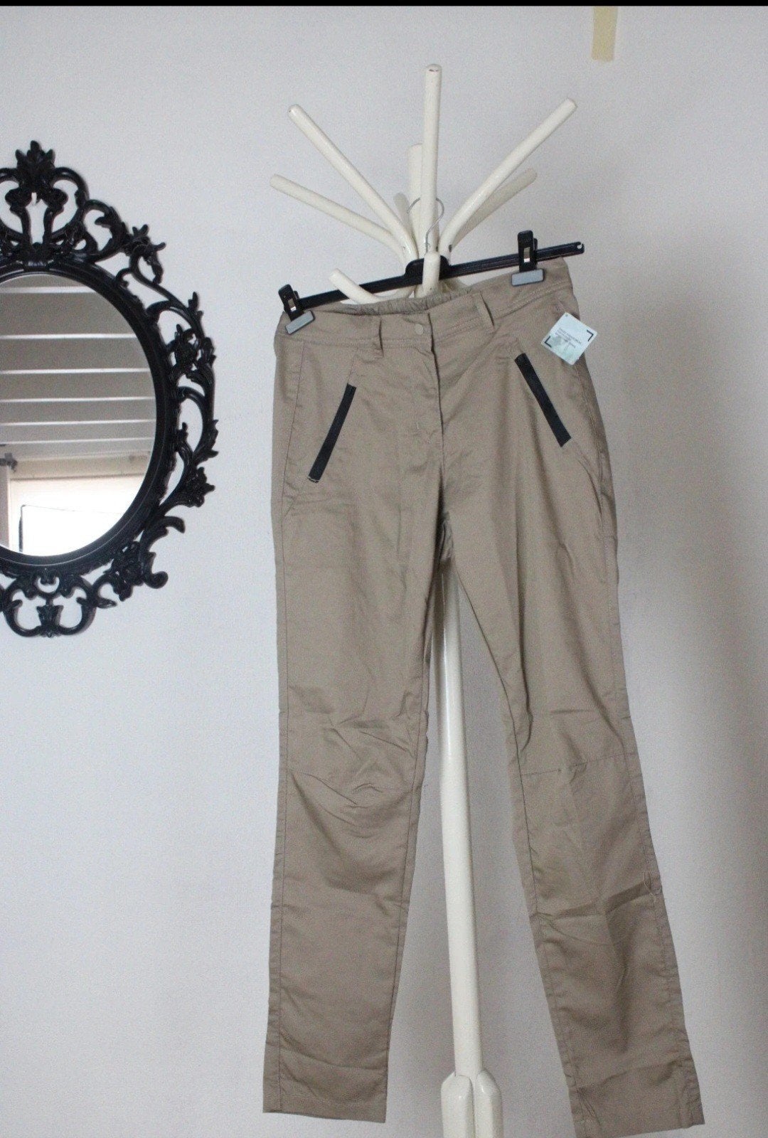 Nieuwe Dames Wandelbroek Maat M - Beige, Maat 38/40 (M), Beige, Selected Femme, Nieuw