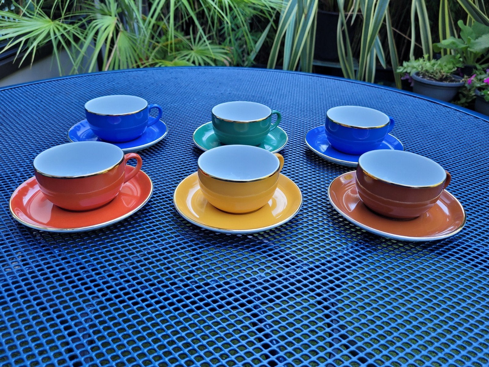 Mitterteich Bavaria Cappuccino Kopjes Set - 6 Stuks, Ophalen