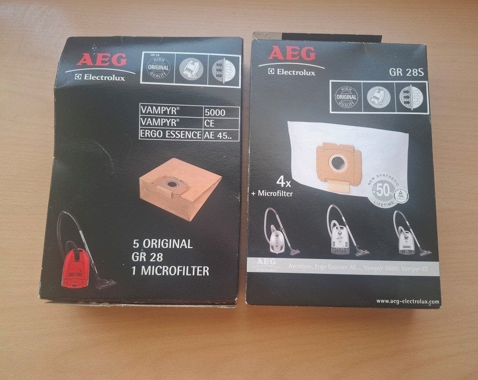 Stofzuigerzakken AEG Electrolux GR28s - 5000 Series, Witgoed en Apparatuur, Stofzak, Nieuw, Ophalen of Verzenden, Sledestofzuiger