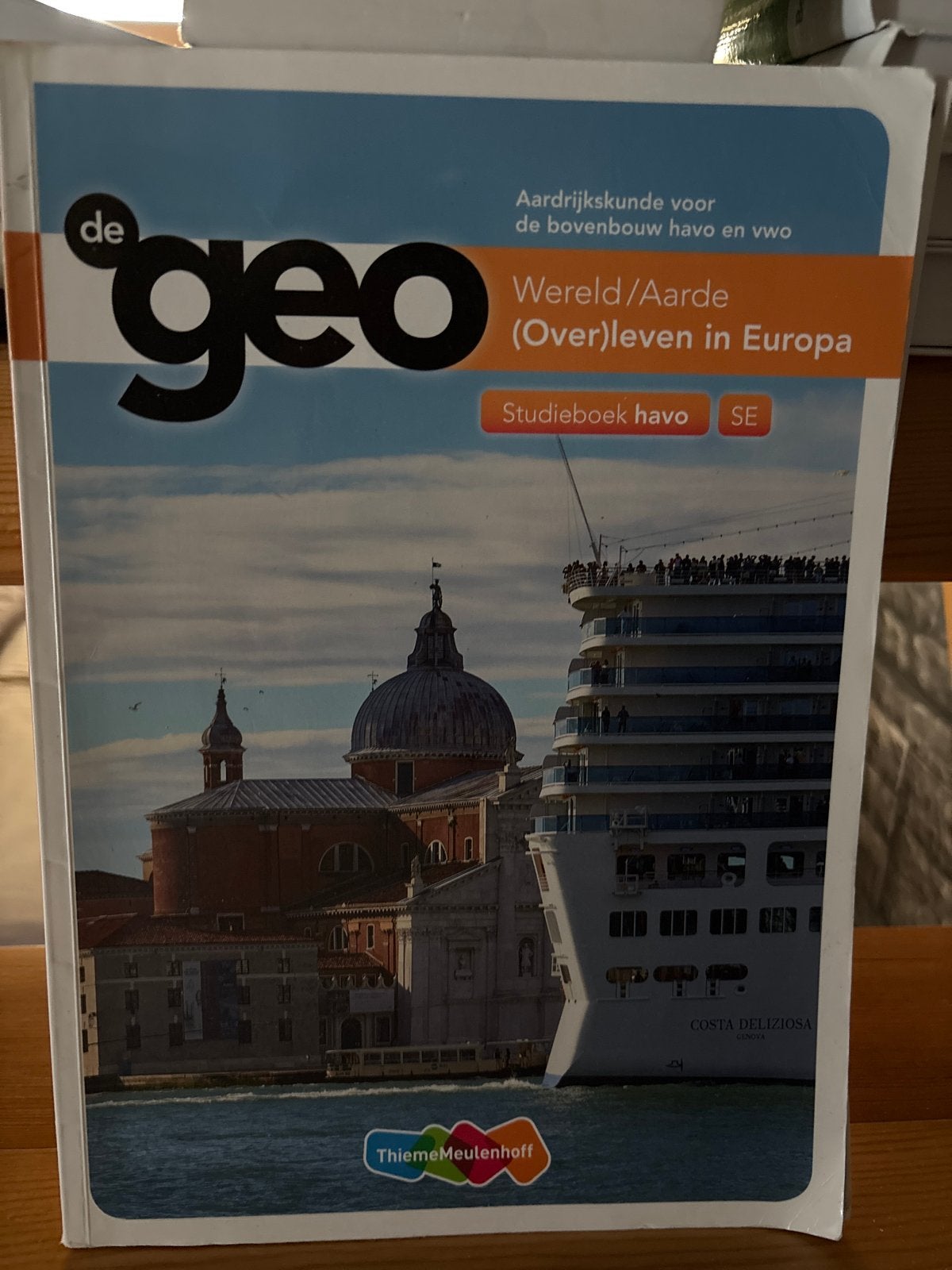 De Geo Wereld/Aarde (Over)leven in Europa - Studieboek havo/, Boeken, Schoolboeken, Ophalen of Verzenden, Zo goed als nieuw, HAVO