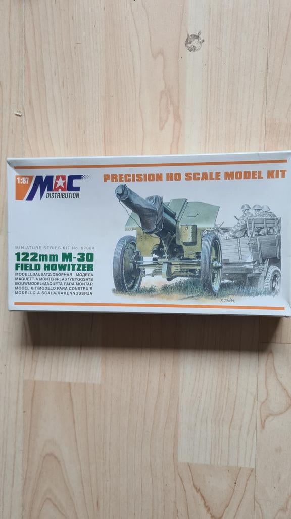 122 mm M-30 Field Howitzer., Ophalen of Verzenden, Nieuw, 1:50 of kleiner, Overige merken