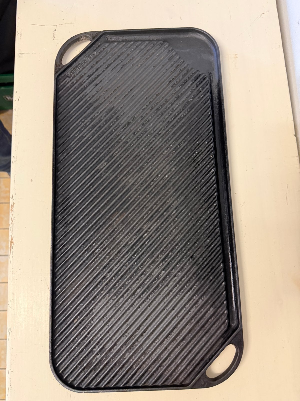 Le Creuset Gietijzeren Grillplaat - Gebruikt, Gebruikt, Gietijzer, Overige typen, Le Creuset