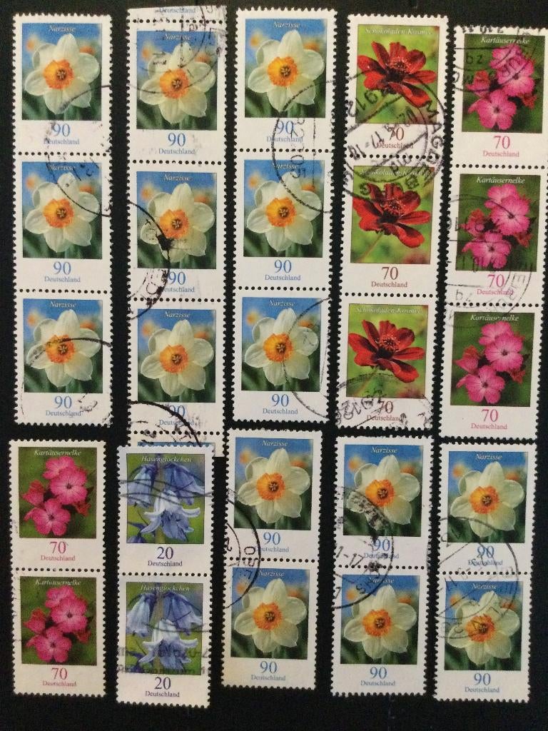 2006 diverze als rolzegels/stroken Mixlot 0 gestempeld 16-4, Verzenden, 1990 tot heden, Gestempeld