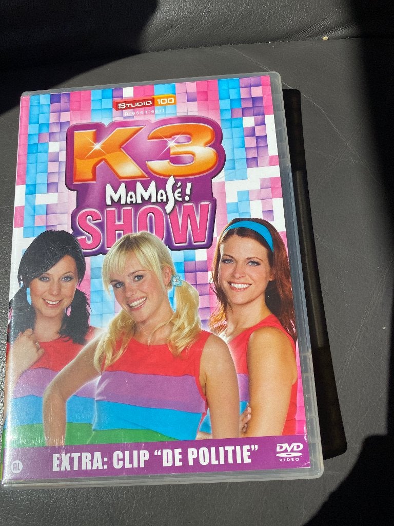 K3 MamaSé! Show DVD - Met extra clip "De Politie", Cd's en Dvd's, Show, Inclusief doosje, Alle leeftijden, Zo goed als nieuw