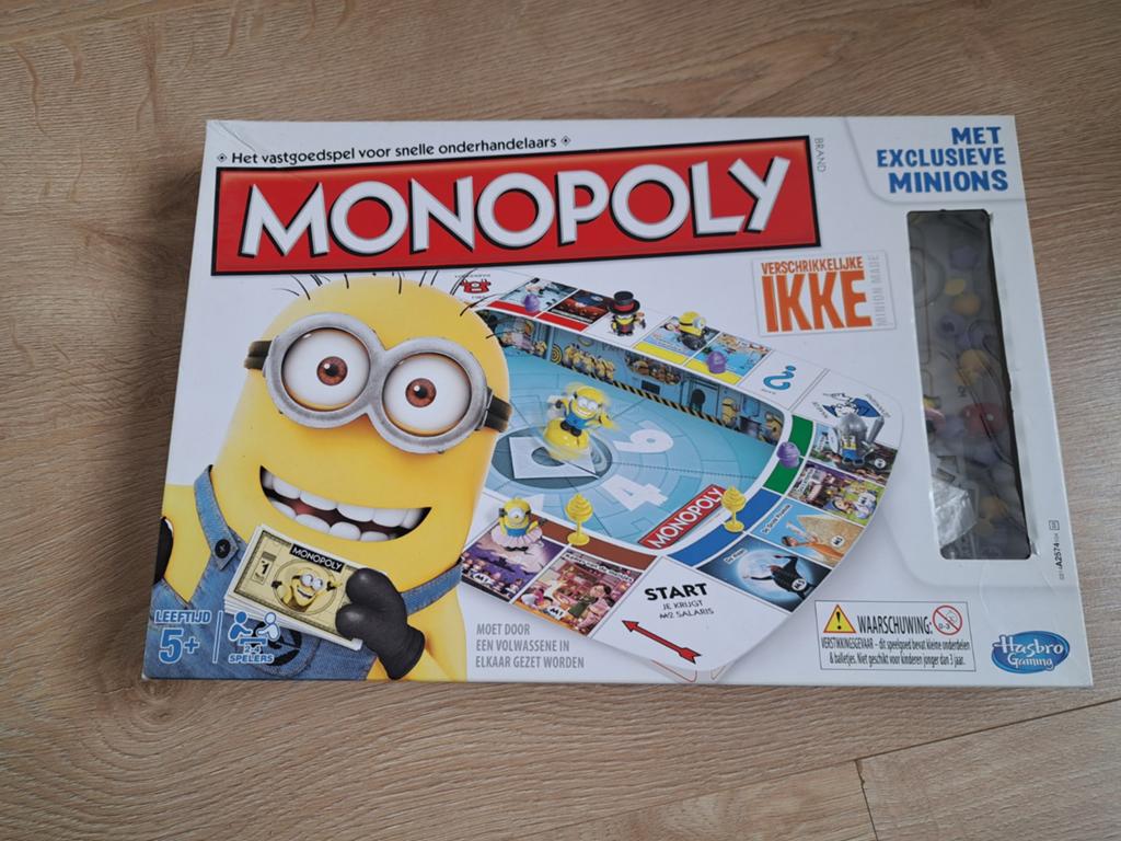 Monopoly Verschrikkelijke Ikke (Minions), Ophalen of Verzenden, Zo goed als nieuw
