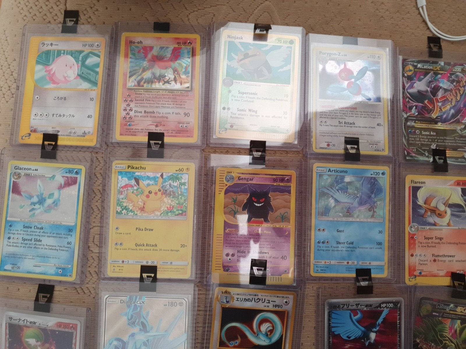 Zeldzame pokemon kaarten, Ophalen of Verzenden, Zo goed als nieuw, Meerdere kaarten