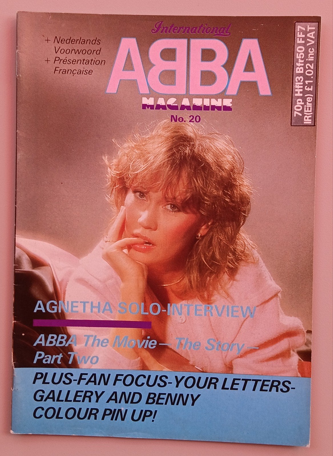 ABBA Magazine No. 20 - Agnetha Solo Interview, Boeken, Ophalen of Verzenden, Gelezen, Muziek, Film of Tv