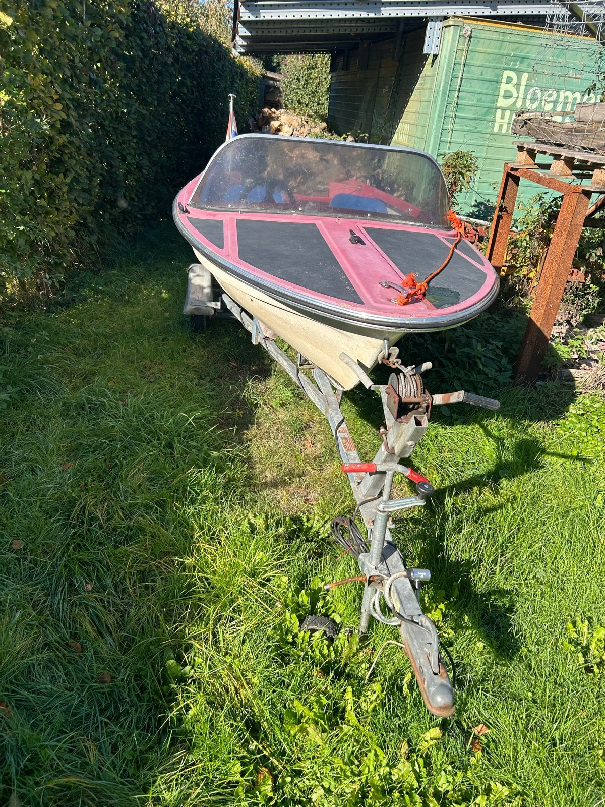 Speedboot met stuur - 3.40m, Watersport en Boten, Ophalen of Verzenden, Gebruikt, Overige typen, Motorboot