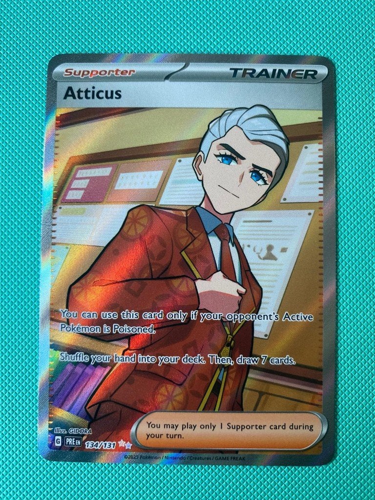 Atticus 134/131 PRE, Ophalen of Verzenden, Nieuw, Losse kaart, Foil