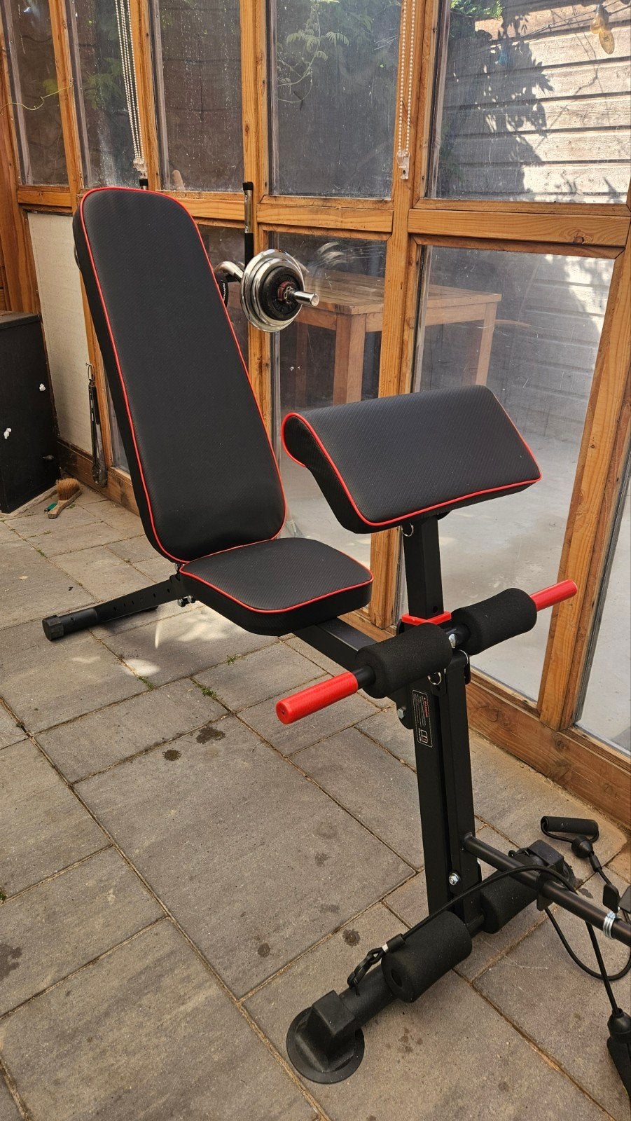 Training fitness bankje nieuw. Veel spiergroepen., Ophalen, Nieuw, Aluminium, Benen