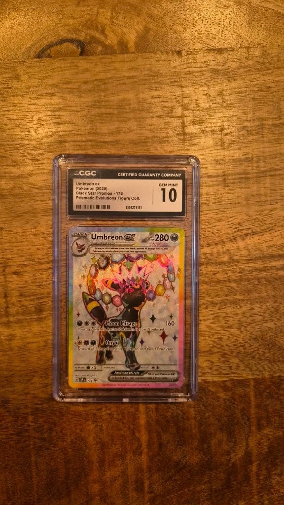 Pokémon Umbreon – Scarlet & Violet Promo – CGC Gem Mint 10, Ophalen of Verzenden, Nieuw, Losse kaart