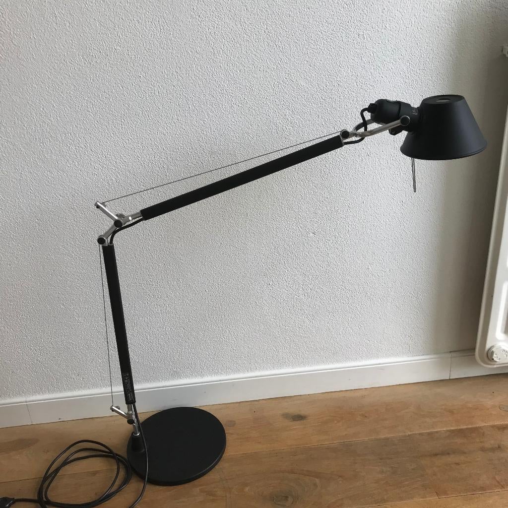 Artemide Tolomeo Lettura zwart tafellamp lamp design, Ophalen of Verzenden, Zo goed als nieuw, Nvt, Minder dan 50 cm