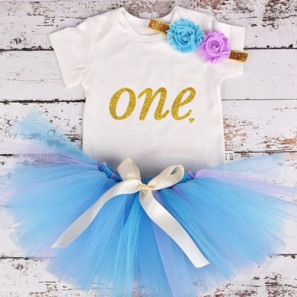 3-delig cakesmash setje blauw wit paars, Meisje, Jurkje of Rokje, Info&sweet-one.nl, Nieuw
