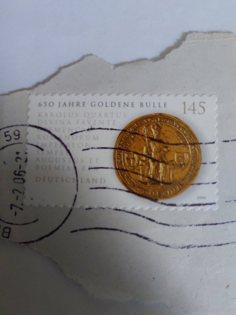 2006 Duitsland 650-jarig jubileum van de Gouden Bul, Verzenden, BRD, Gestempeld