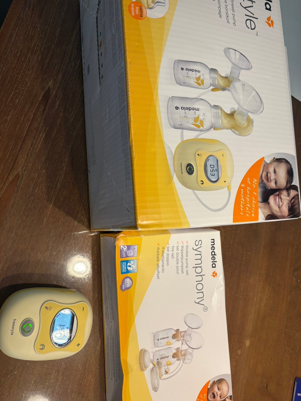 Medela Freestyle pomp kolf borstvoeding, Ophalen, Gebruikt, Borstkolf
