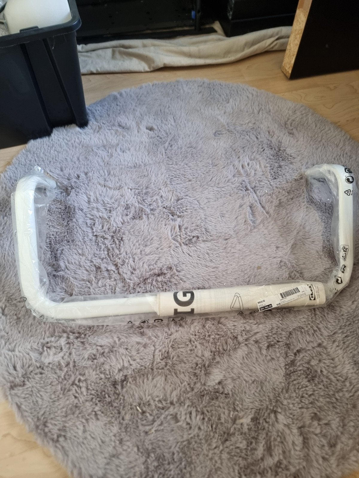IKEA Mulig Kledingroede Wit, Aanpasbaar 60-90cm, Ophalen of Verzenden