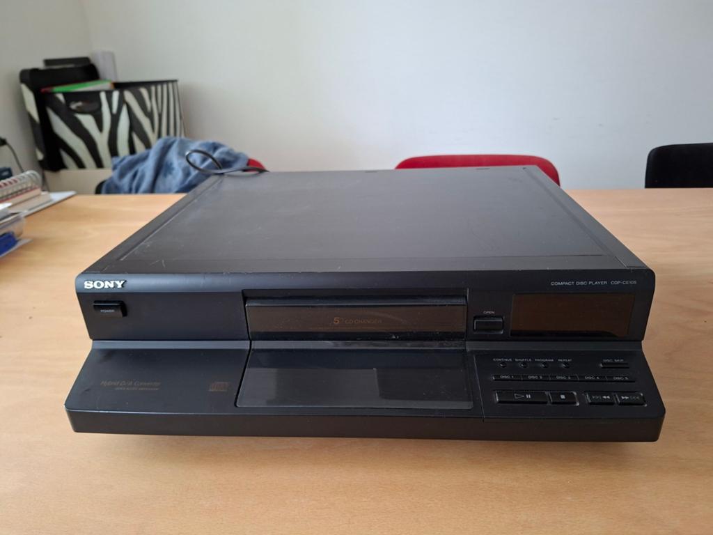 Sony CDP-CE105 Compact Disc Wisselaar (5 cd's), Ophalen, Gebruikt, Sony, Wisselaar
