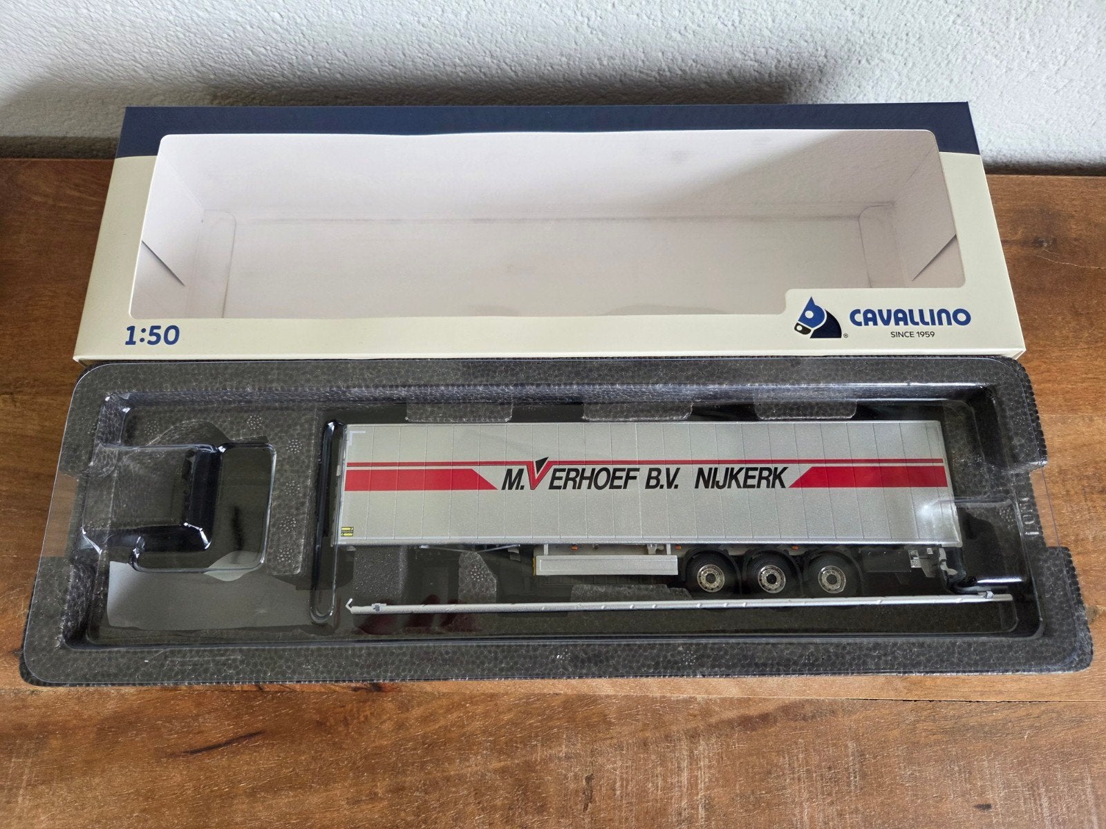 Cavallino 1:50 walking floor kraker, Hobby en Vrije tijd, Ophalen of Verzenden, Nieuw, Bus of Vrachtwagen, Wsi