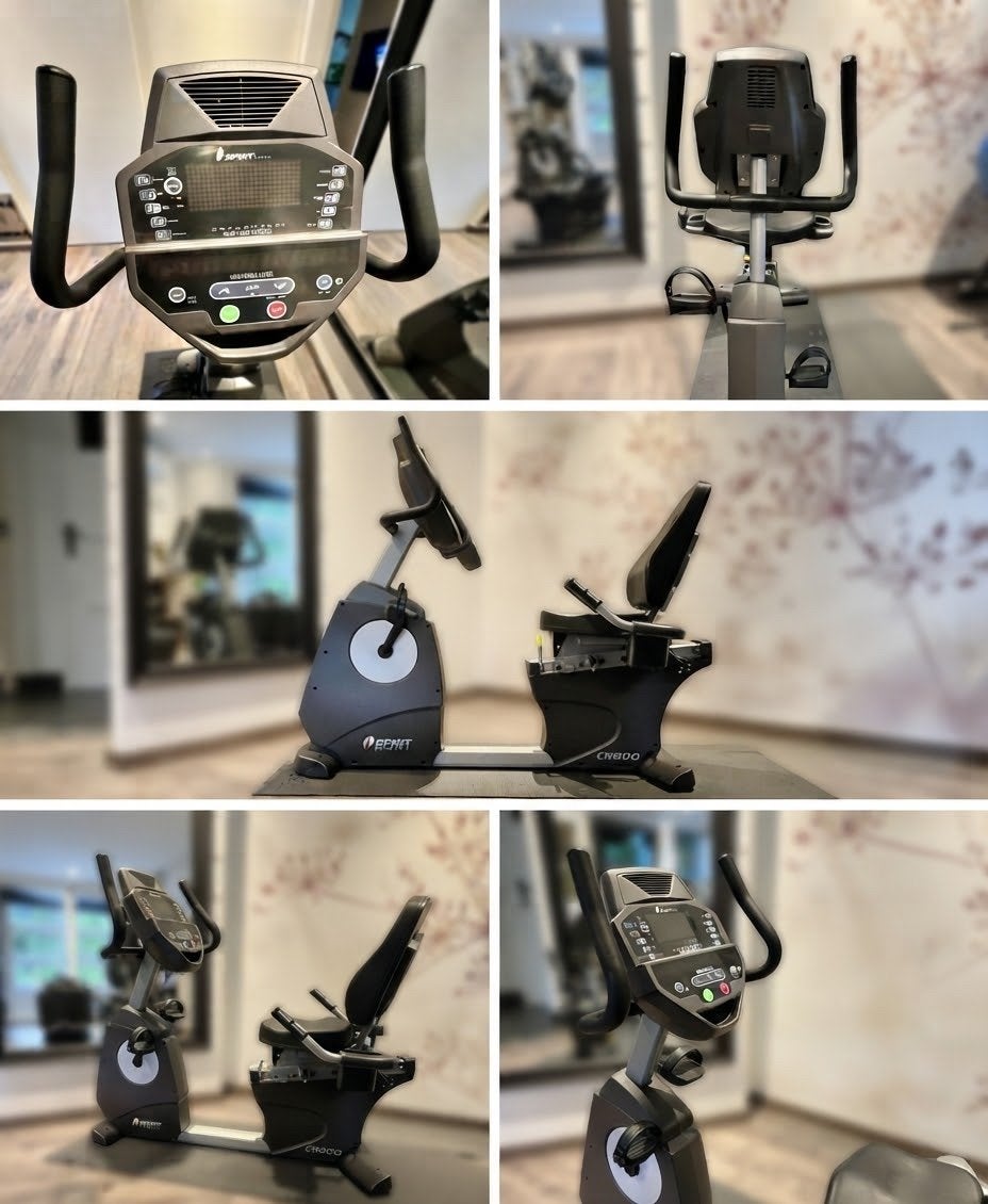 Spirit Fitness CR800 Ligfiets/Hometrainer zo goed als nieuw, Ophalen, Ligfiets, Zo goed als nieuw, Metaal