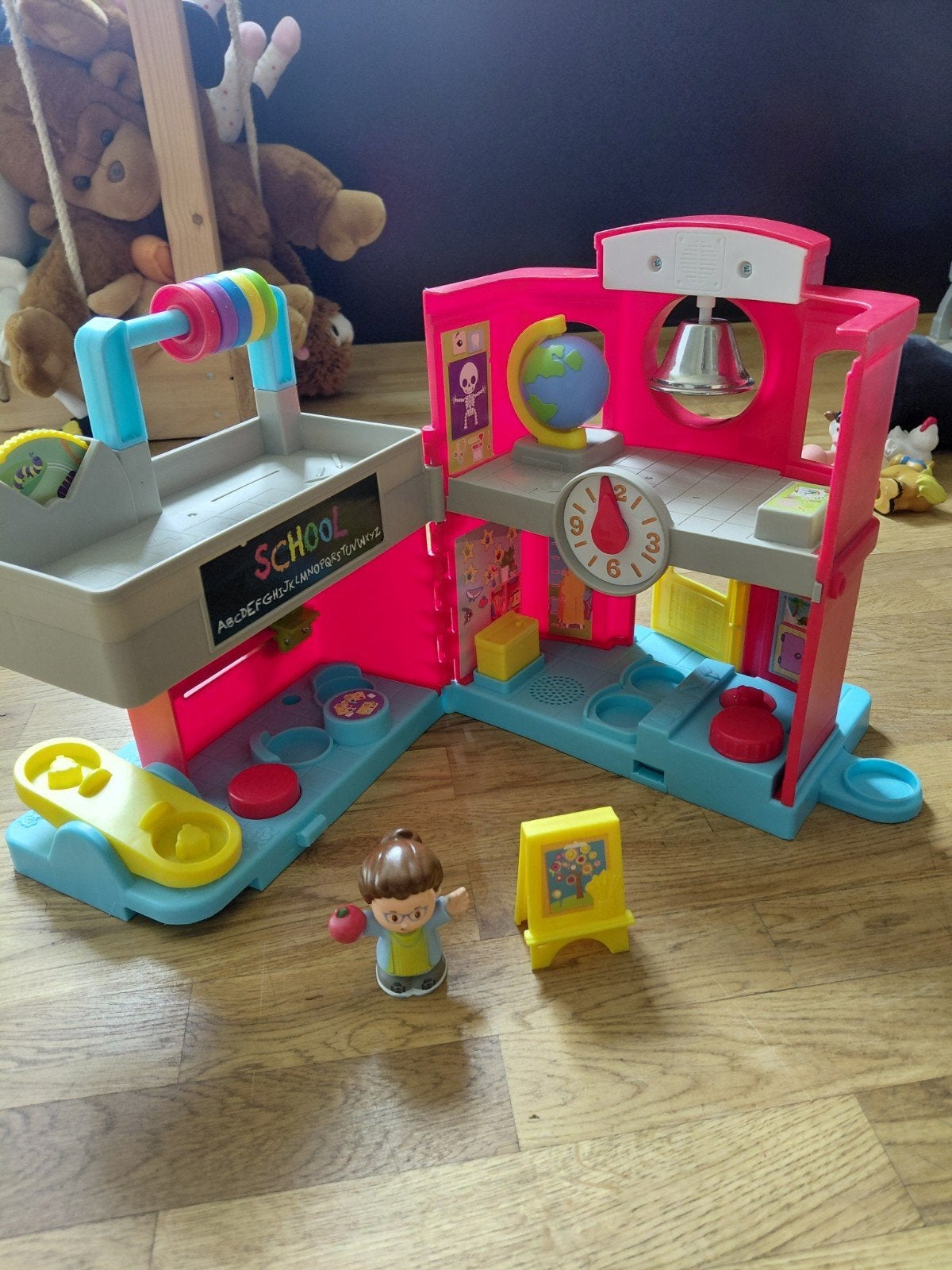 Fisher Price Little People school, Kinderen en Baby's, Speelgoed | Fisher-Price, Ophalen of Verzenden, Zo goed als nieuw, Speelset