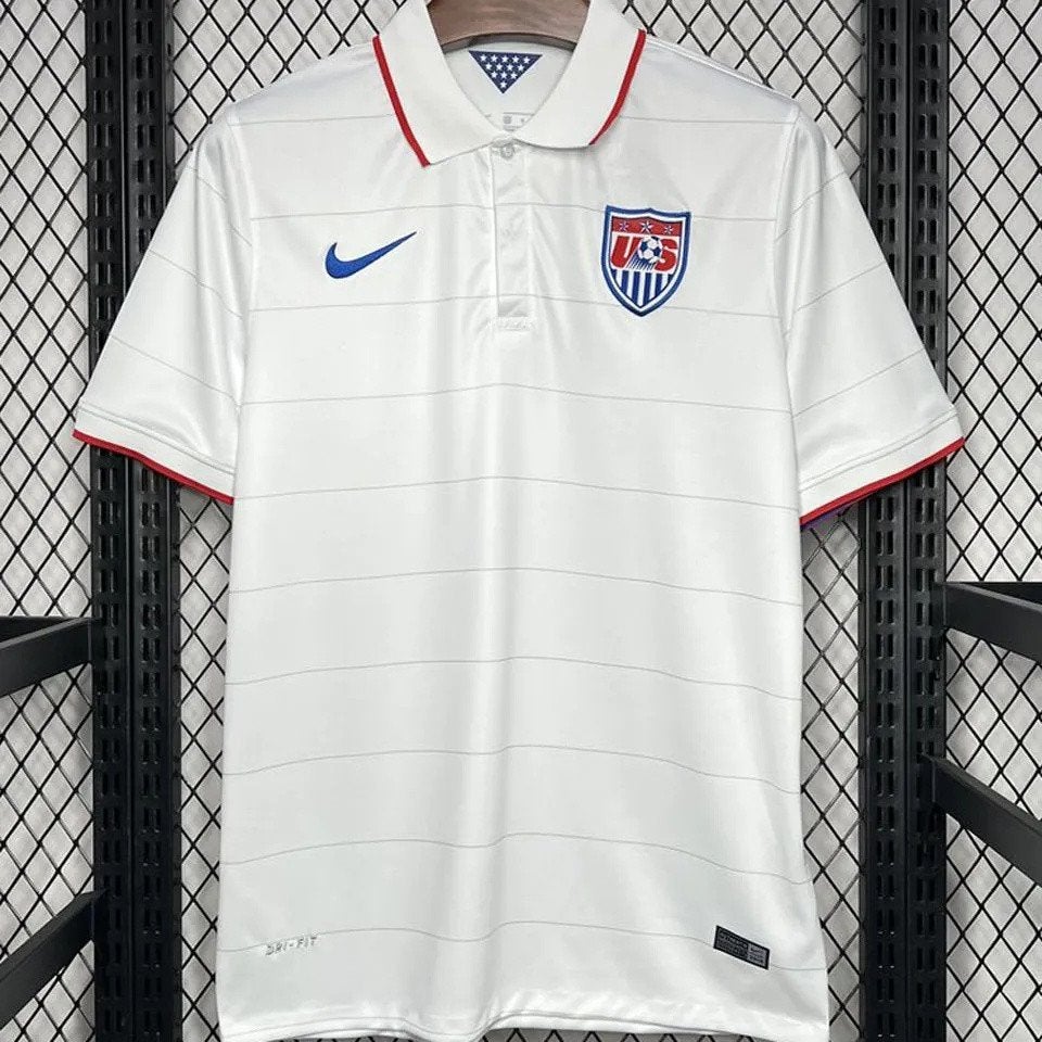 Verenigde Staten thuis shirt retro 2014 | Nieuw + Bedrukking, Verzenden, Nieuw, Shirt