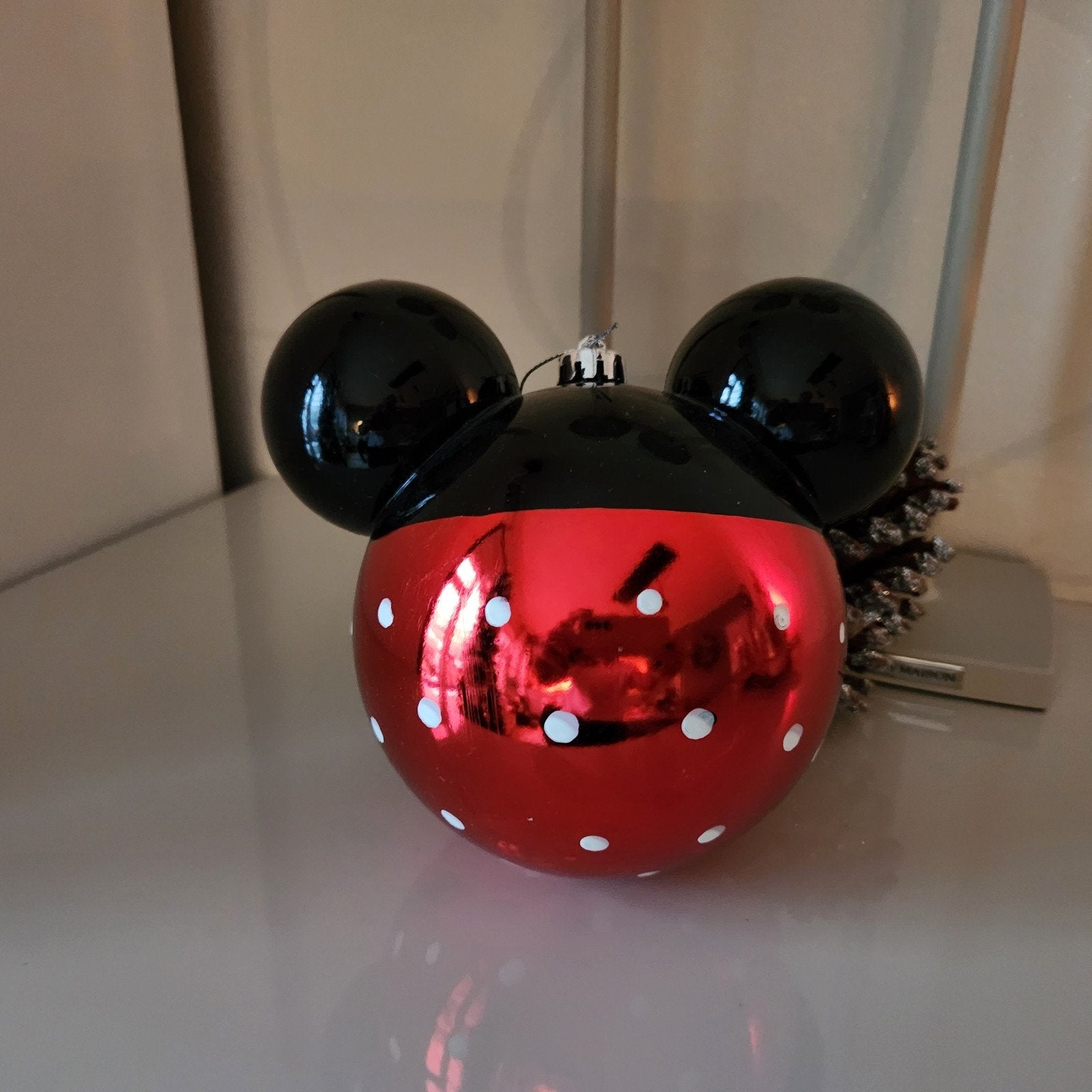 Superrr Mooie Groetjes Disney Kerst Bal Ornament  !!k, Diversen, Ophalen of Verzenden, Nieuw
