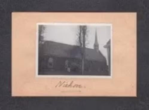 Foto Niehove Kerk Jaren 30., Foto, Ophalen of Verzenden, Zo goed als nieuw, Gebouw