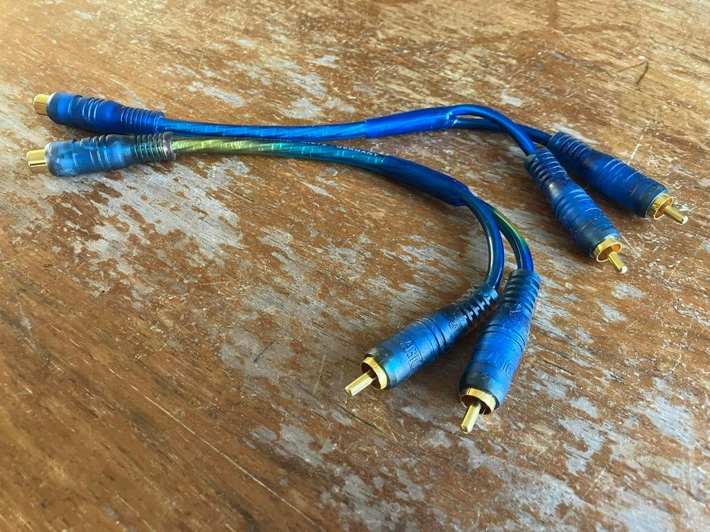 Audio Cable Munich By Audiotechnik Dietz RCA-splitter, Ophalen of Verzenden, Gebruikt, Minder dan 2 meter, Overige kabels