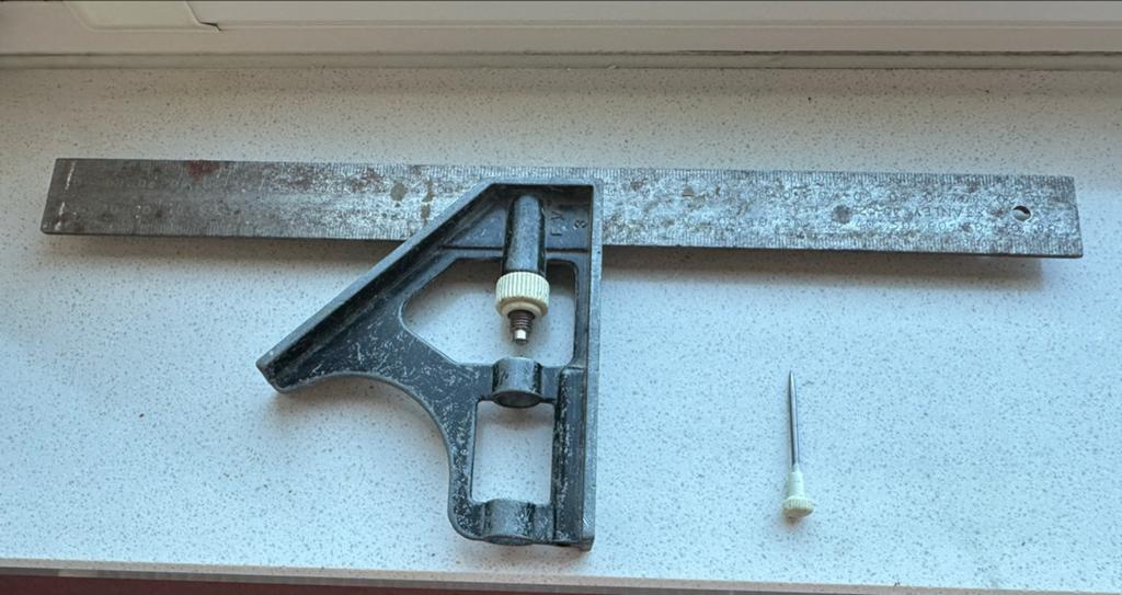 Stanley combinatietrekhaak met markeerpen, Ophalen of Verzenden, Gebruikt