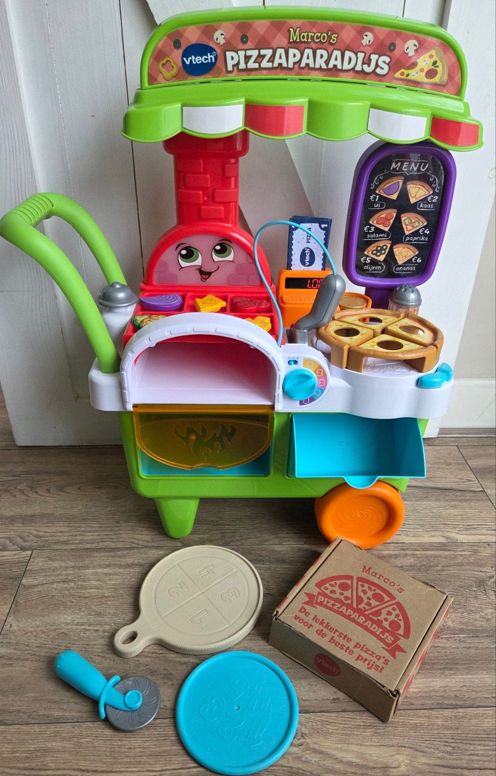 vtech marcos pizza paradijs, Ophalen
