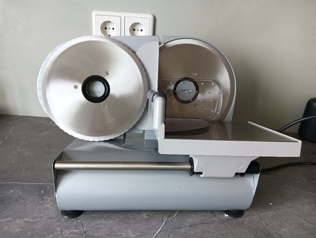 elektrische snijmachine, Ophalen, Zilver, Zo goed als nieuw, Snijmachine