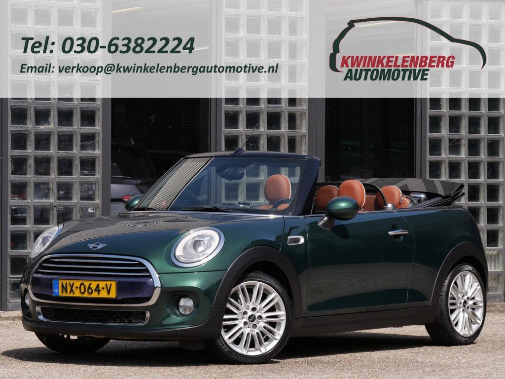 MINI Cabrio 1.5 COOPER/ CAMERA/ H&K AUDIO/ BRITISH RACING GR, Voorwielaandrijving, 136 pk, Gebruikt, Euro 6